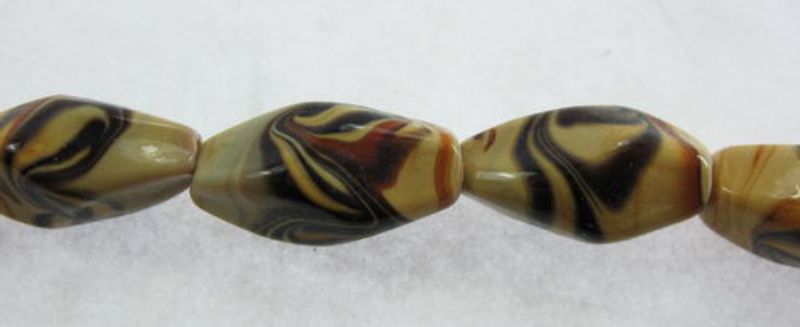 Beads  - Fancy Beads - 10x19mm 15pce/Str  - Set of 4