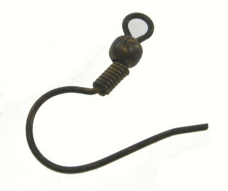 Findings - Earring Component - 19mm Earwire 100pcs Antq_Brass  - Set of 2