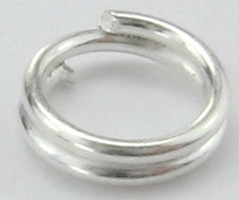 Findings - Jump & Split Ring - 5mm Split Ring 850pcs Silver  - Set of 2