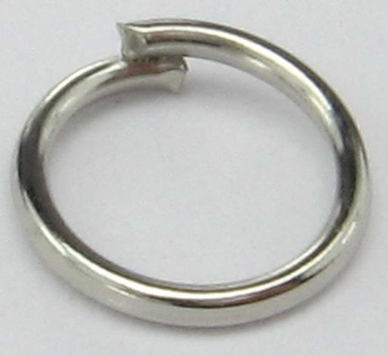 Findings - Jump & Split Ring - 6mm Jump Ring 700pcs Chrome  - Set of 2