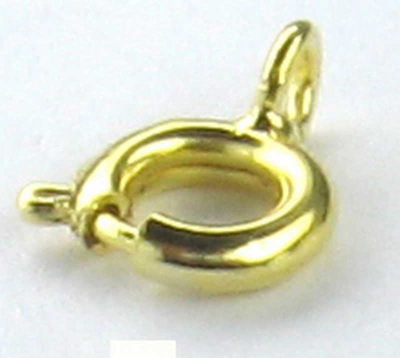 Bolt Clasp - 6.5mm 50pcs Gold (Pack of 2)