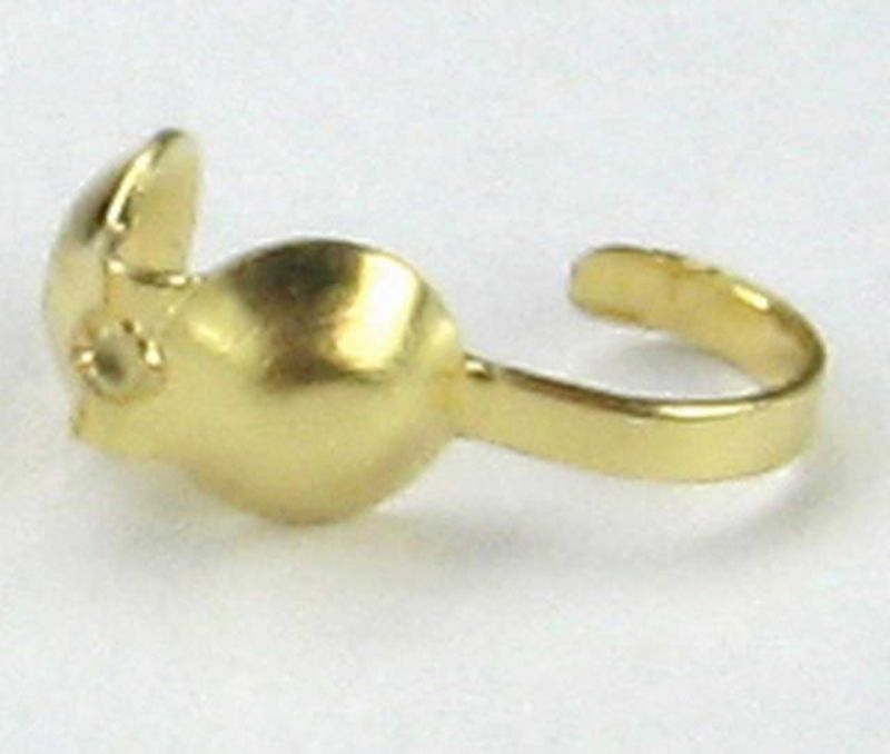 Findings - Crimps - 4.5mm Carlotte Crimp180pc Gold  - Set of 2