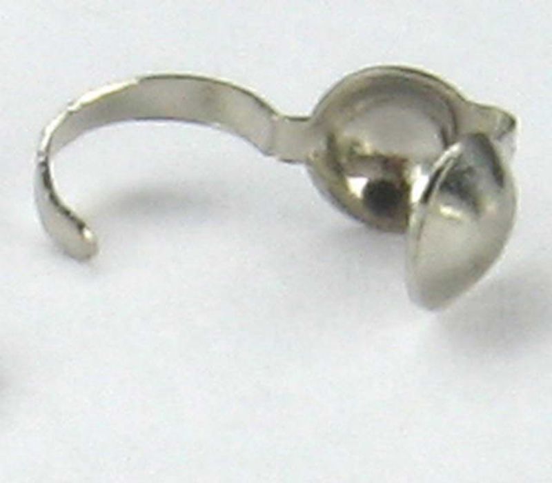 Findings - Crimps - 4.5mm Carlotte Crimp180pc Chro  - Set of 2