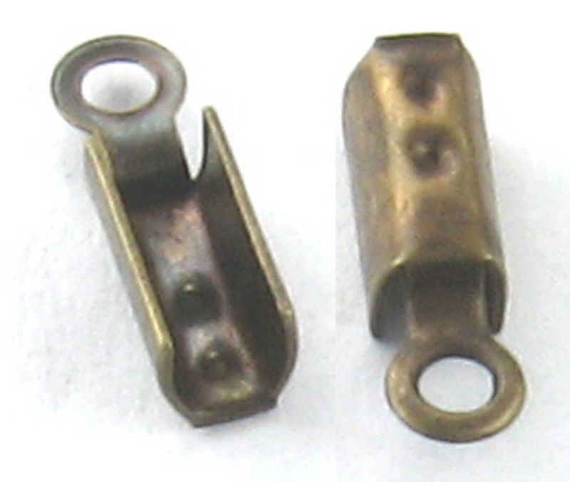 Findings - Crimps - 7x3mm Leather Crimp 1000pc An