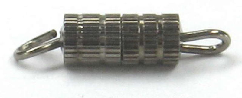 Findings - Connectors &Bails - 10x4mm Screw Clasp40pc Gunmeta  - Set of 2