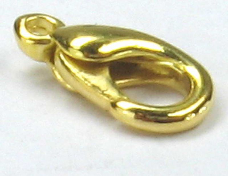 Findings - Connectors &Bails - 12x6mm Oyster Clasp50pc Gold  - Set of 2