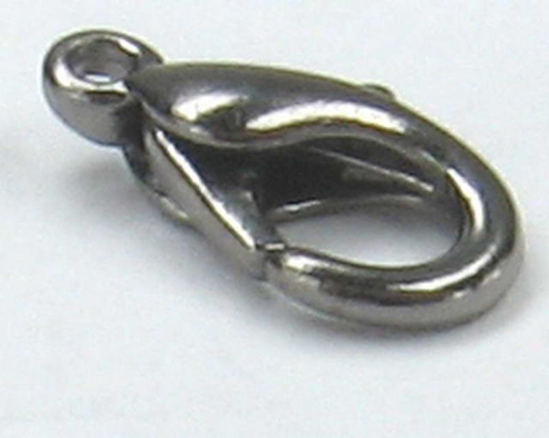 Findings - Connectors &Bails - 12x6mm Oyster Clasp50pc Gunmet  - Set of 2
