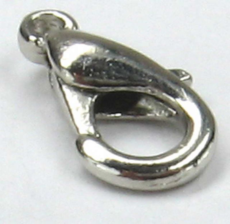 Findings - Connectors &Bails - 14x7.5mm Oyster Clasp30pc Chro  - Set of 2