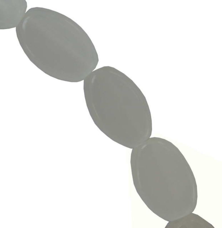 Beads - Glass Beads - 9x5mm 39pc Flat Oval  - Set of 2