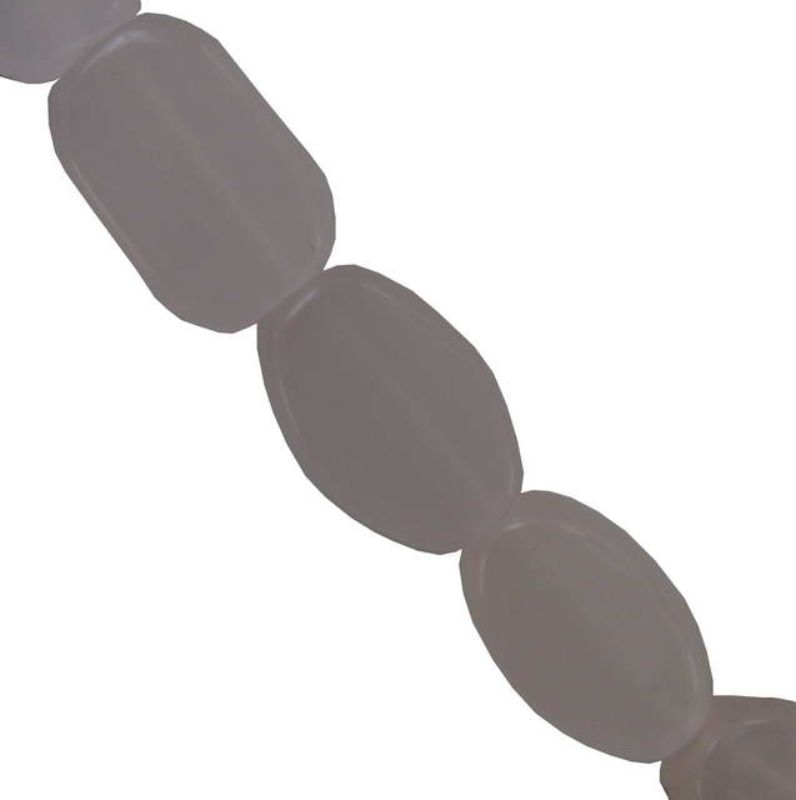 Beads - Glass Beads - 9x5 Flat Oval  Bead 39pc  - Set of 2
