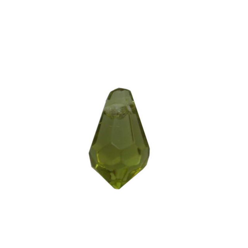 Beads - Glass Faceted Beads - 11mm Long 15pcs Glass Bead  - Set of 2