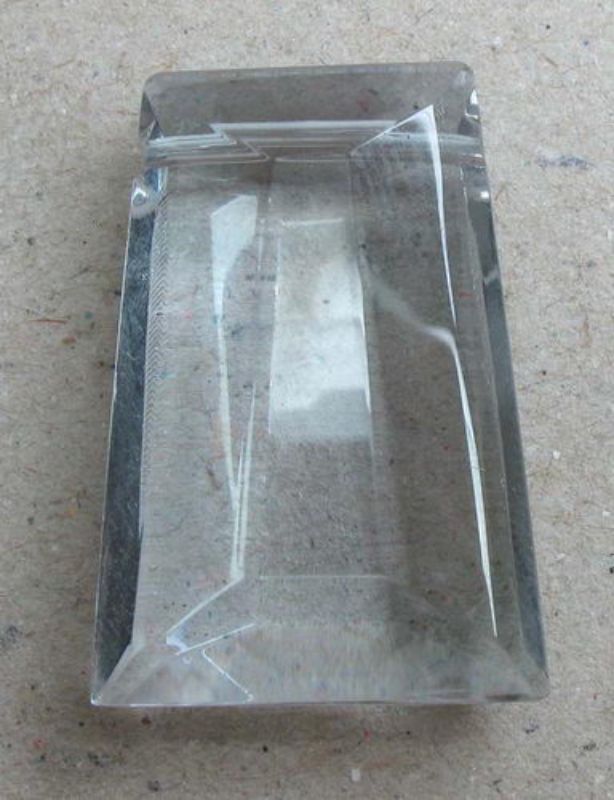 Beads - Glass Pendants - 20x33x13 Faceted Trapezoid 1pc  - Set of 3