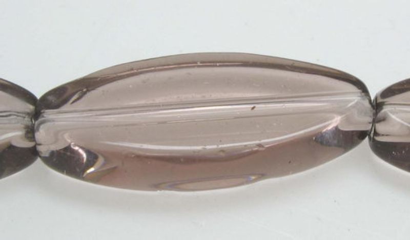 Beads - Glass Beads - 22mm 2beads Flat Oval  - Set of 3