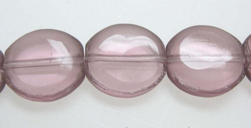 Beads - Glass Beads - 10mm 5pcs Rd Frosted Edge  - Set of 3