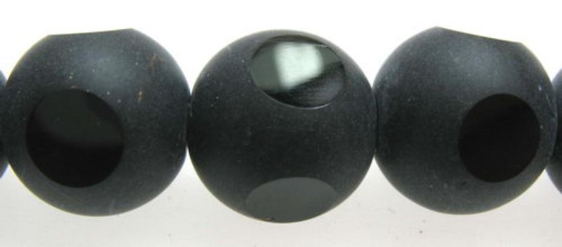 Beads - Glass Beads - 8x8mm 5pcs Cut Frost  - Set of 10