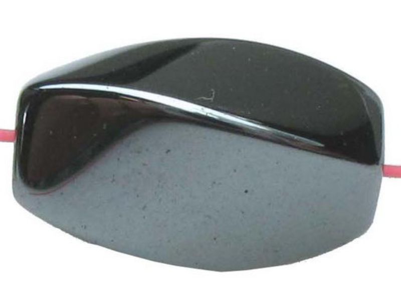 Beads - Hematite - 10x5mm 33pc Hematite Box Twist  - Set of 2