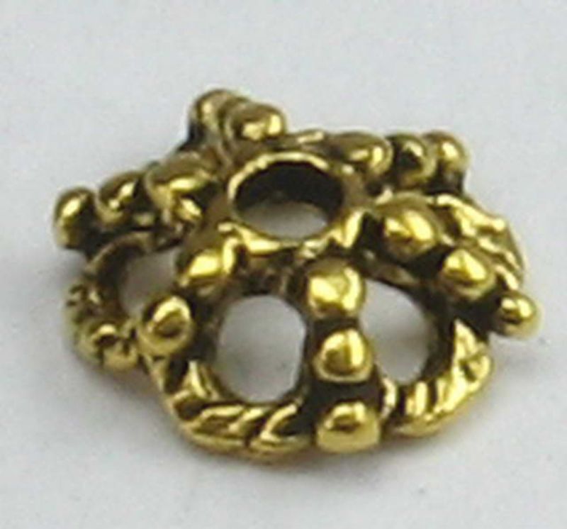 Beads - Metal Beads - 7.1mm  100pcs  - Set of 2
