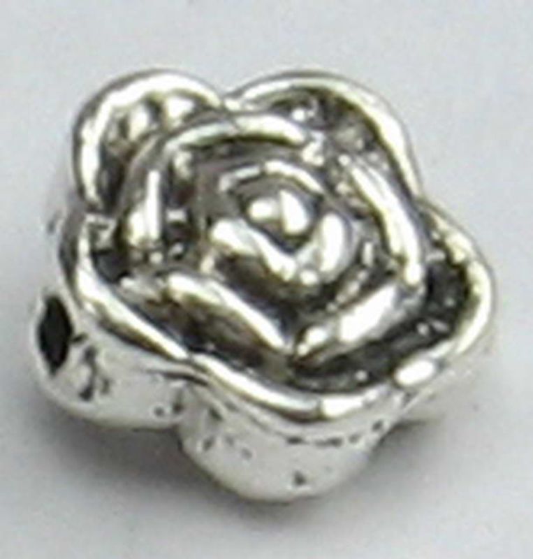 Beads - Metal Beads - 6.2mm Dia X 3.5mm  5  - Set of 2