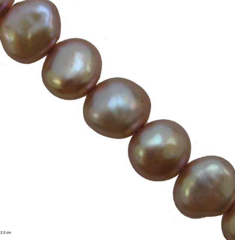 Beads  - Pearls - Fresh Water Pearl 7mm PEACH - Set of 4