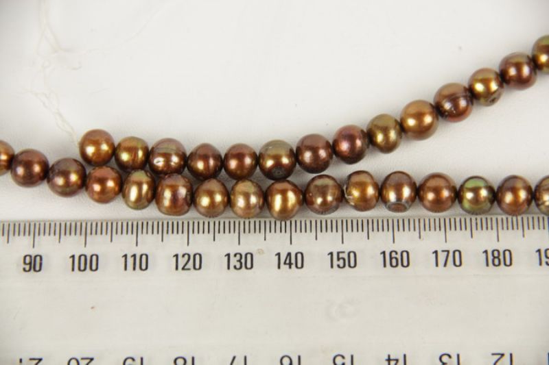 Beads - Pearls (Freshwater) -  BRASS