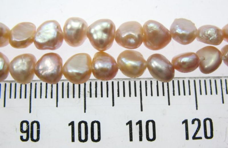 Beads - Pearls (Freshwater) -  PURPLE - Set of 2