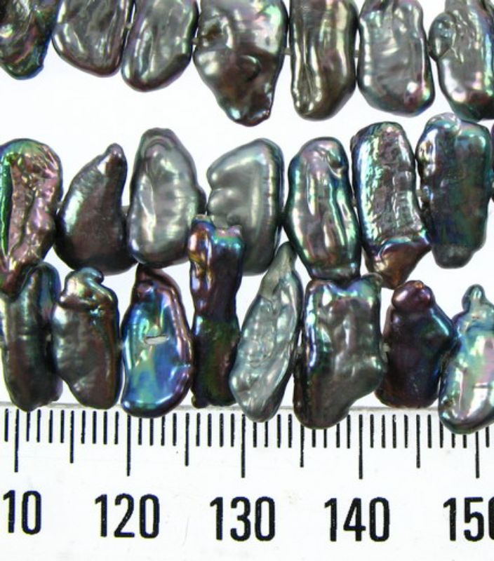 Beads - Pearls (Freshwater) -  BLACK BLACK
