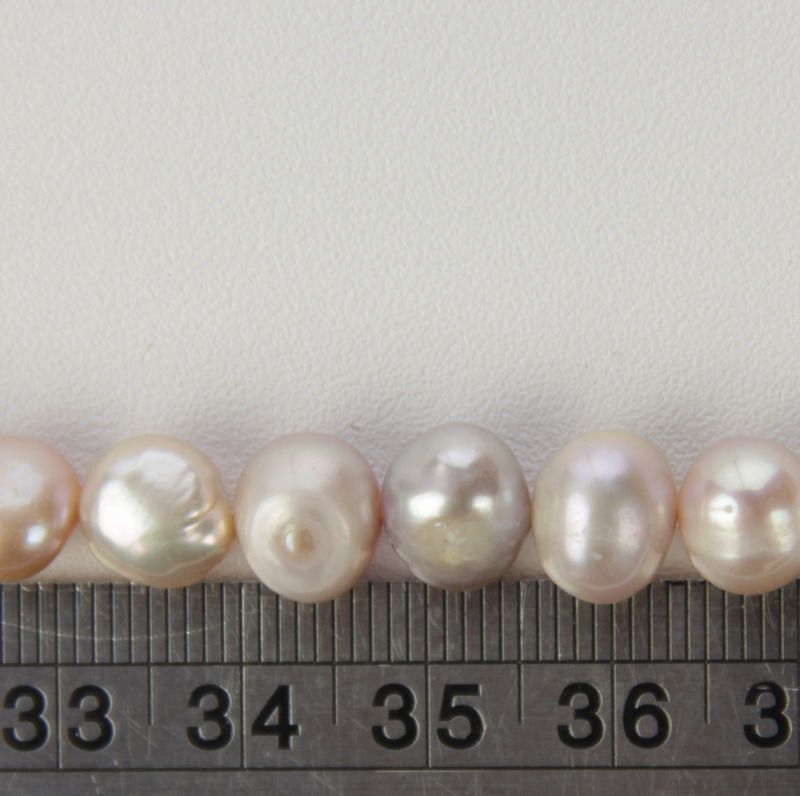 Beads - Pearls (Freshwater) -  PURPLE - Set of 3