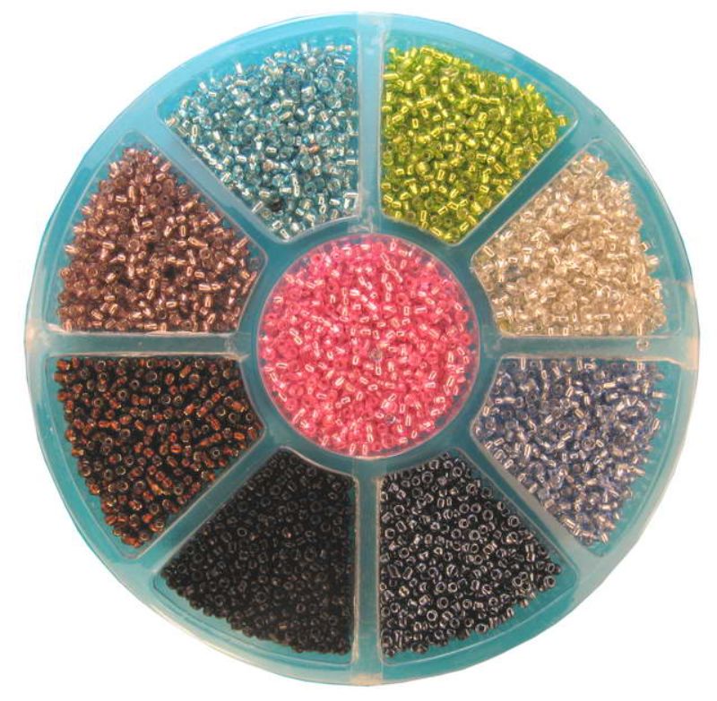 Beads - Seed Beads -  Kit Round 8x500pcs  - Set of 2