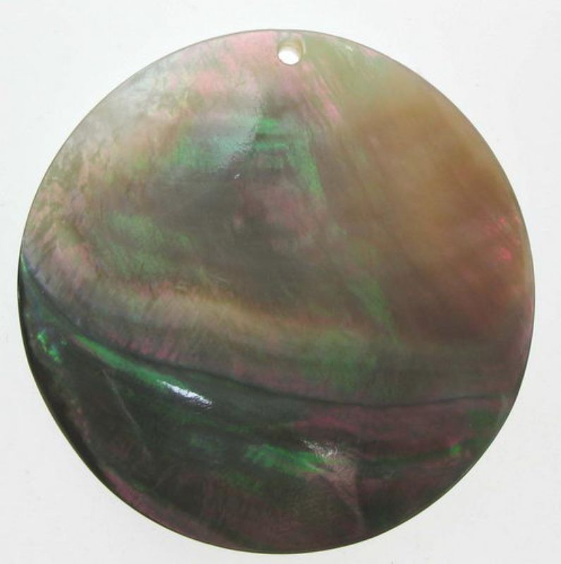 Beads - Shell - 4cm Shell Round 1pc  - Set of 3