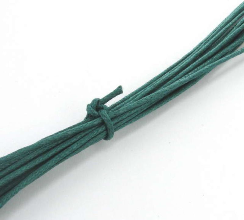 Beading Wire / Thread  - 1# 1mm Cotton Chord 91m REEN - Set of 2