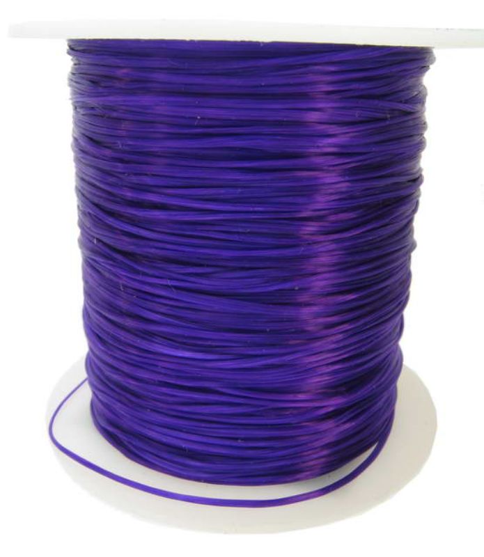 Beading Wire / Thread  - Elastic Thread 17m URPLE - Set of 2