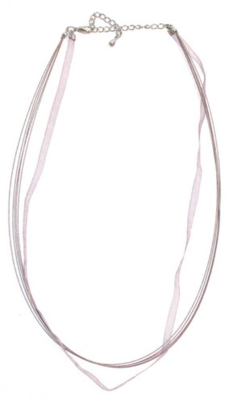 Beading Wire / Thread  - 5 Str Wire With Ribbon 5pcs/Pa  LT PURPLE - Set of 2