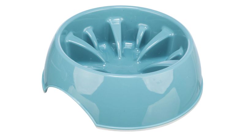 Plastic Dog Bowl - Slow Feed (800ml)