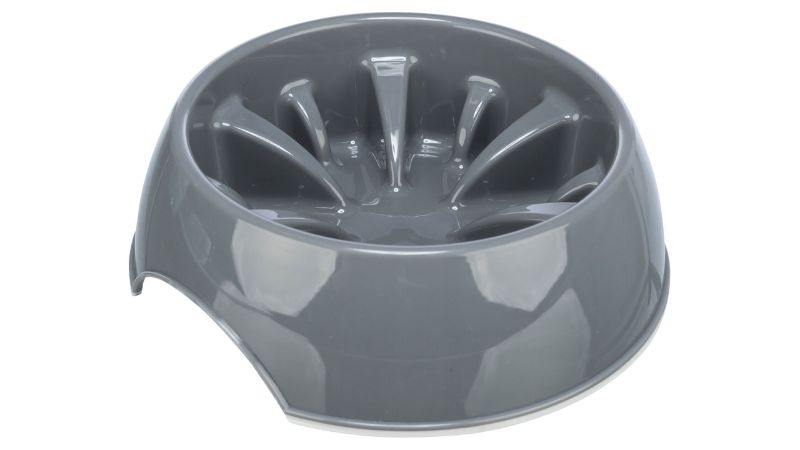 Plastic Dog Bowl - Slow Feed (1.4L)