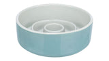 Ceramic Dog Bowl - Slow Feed (900ml)