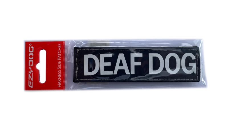 Side Patch - DEAF DOG - LARGE