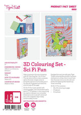 3D Colouring Set - Sci Fi Fun