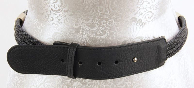 Belt - Plait Metal (Black)