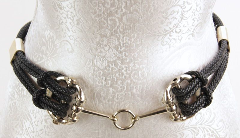 Belt - Plait Metal (Black)