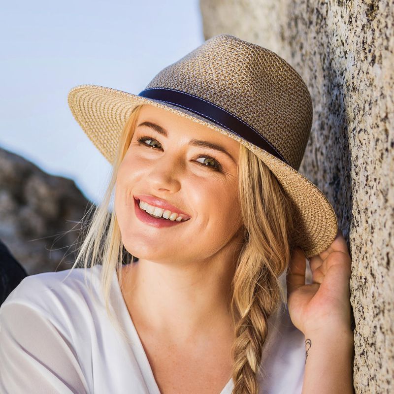 Trilby Hat - Hugh 58cm (Natural)