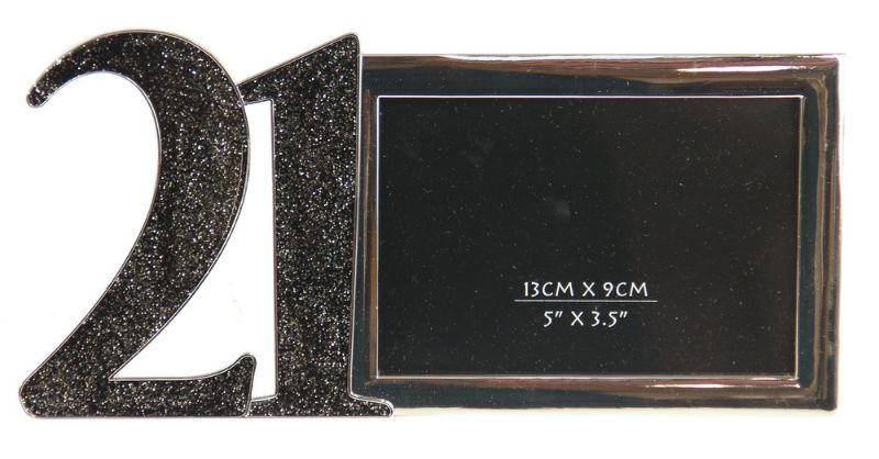 Photo Frame - 21st (Black)