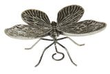 Wall Art - Butterfly with Wire Legs Champagne 10cm (Set of 2)