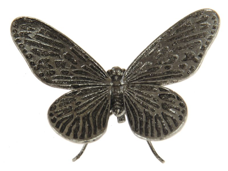 Wall Art - Butterfly with Wire Legs Champagne 10cm (Set of 2)