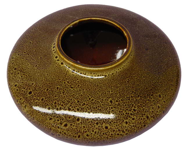 Flattened Ball Vase