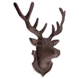 Wall Decoration - Cast Iron Deer (22 x 10 x 26cm)
