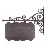 Cast Iron Sign Board - Large 45 x 3 x 38cm (Set of 2 Asstd)