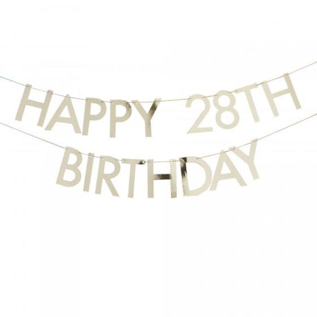 Vibrant and customizable milestone banner for birthdays and special occasions, perfect for enhancing party decor.