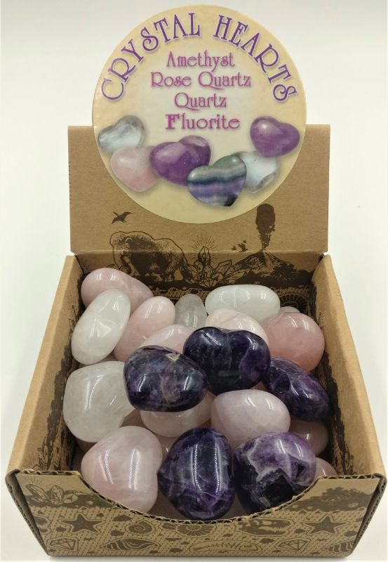 Mini Gemstone Hearts (30pcs)