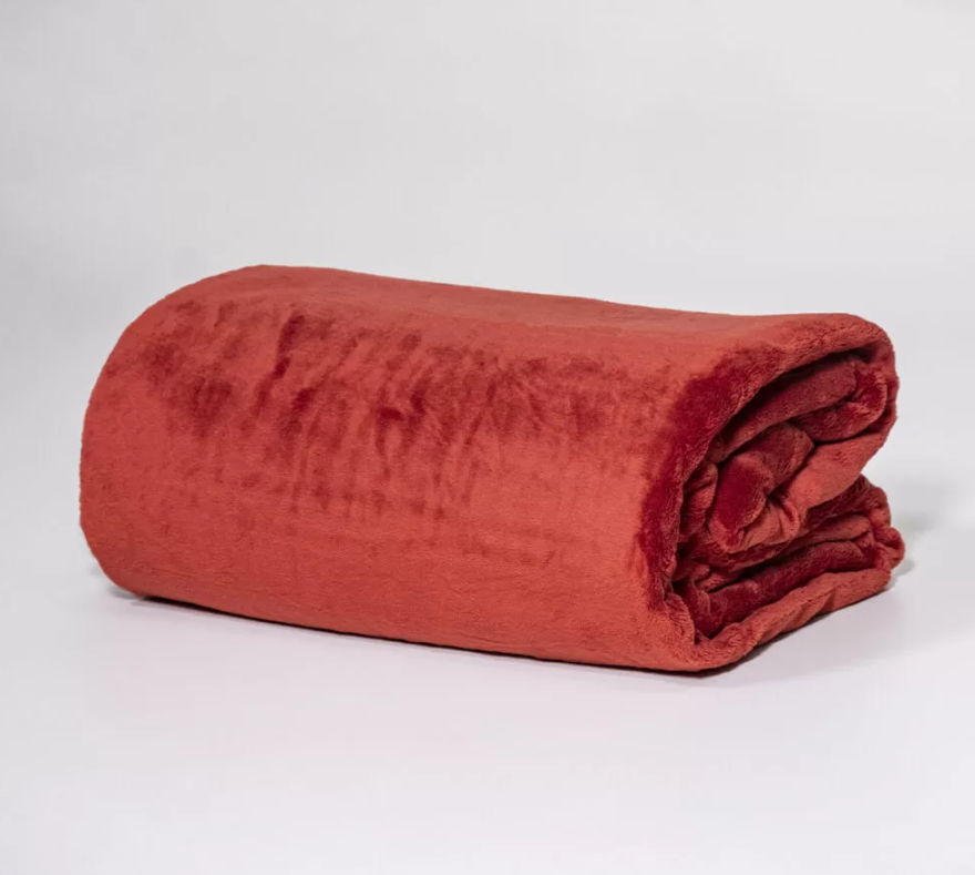 Dreamticket Coral Fleece Blanket Garnet - Single/Double