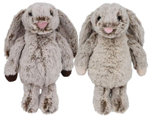 Cuddly 23cm Bruno Bunny soft toy in beige and brown, perfect for snuggles and imaginative play.
